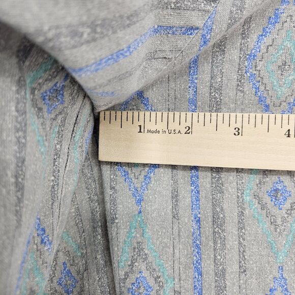 VTG H Bar C Ranchwear Shirt Men 17.5 34 Pearl Snap Western Aztec Southwester USA - Picture 8 of 11